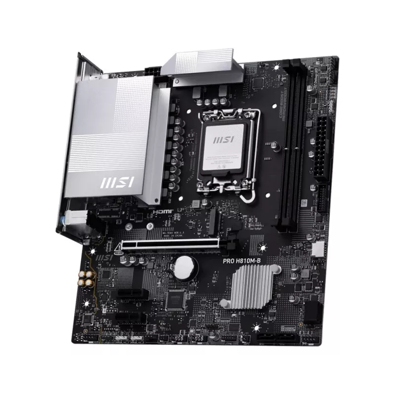 Placa-mãe MSI PRO H810M-B Intel H810 LGA 1851 (Socket V1) micro ATX
