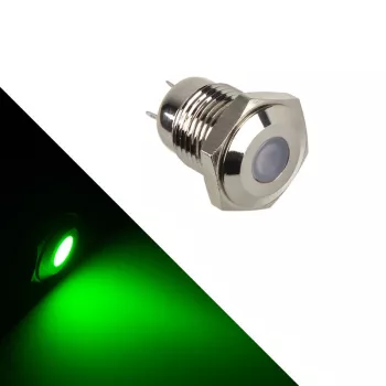 Díodo LED indicador Lamptron verde — modelo LAMP-SW2003-S