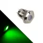 Díodo LED indicador Lamptron verde — modelo LAMP-SW2003-S