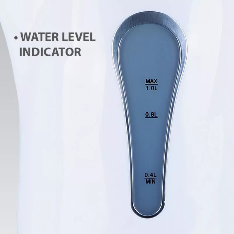 Chaleira Maestro MR-028-BLUE, capacidade de 1 L, potência de 1000 W, azul