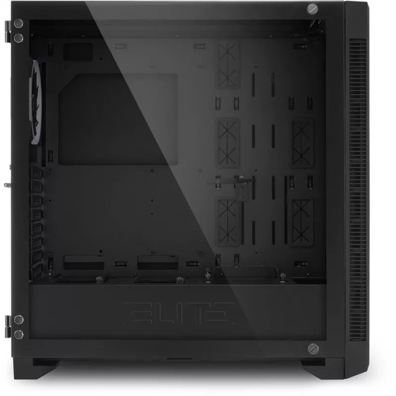 Caixa de PC Sharkoon ELITE SHARK CA200G Midi Tower preta