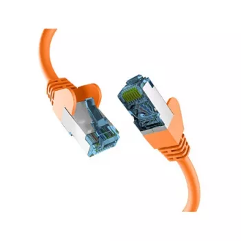 EFB-Elektronik Cabo de patch RJ45 com cabo bruto Cat.7 laranja 3m S/FTP PIMF cabo de rede LAN DSL Fabricante: EFB Elektronik (EC020200224)