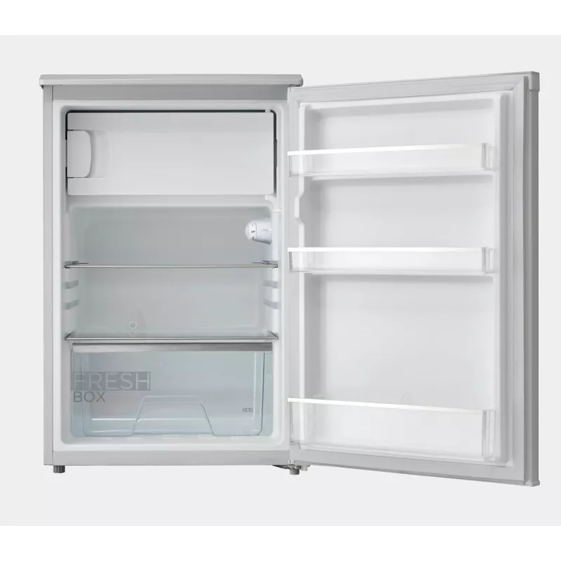 Frigorífico de livre instalação Midea MDRD168FGE01 — 113L (compartimento de refrigeração 97L, compartimento de congelação 16L), 84,5 cm, branco