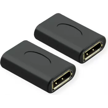 Adaptador Value 12.99.3165 (1x conector fêmea DisplayPort - 1x conector fêmea DisplayPort) preto