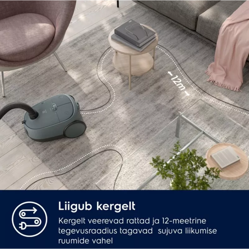 Electrolux EB61C1OG aspirador, saco de 3,5 L, 850 W