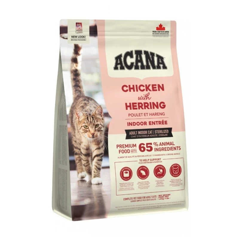 ACANA Indoor Entrée - Alimento seco para gatos - 1,8 kg