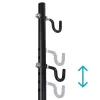 Suporte de montagem para oficina de bicicletas MACLEAN MC-434, suporte de serviço dobrável, capacidade de carga 20 kg, preto