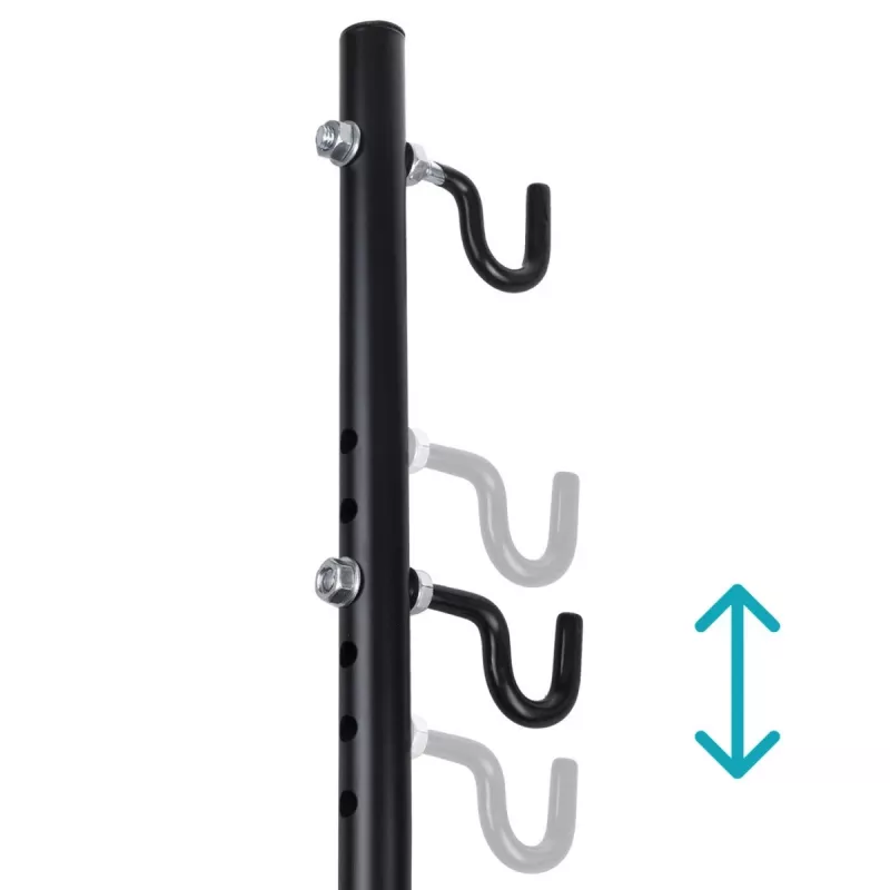 Suporte de montagem para oficina de bicicletas MACLEAN MC-434, suporte de serviço dobrável, capacidade de carga 20 kg, preto