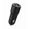 Carregador de automóvel para dispositivos móveis Gembird TA-UC-AC2PDQC38-CAR-01, USB-C, 38 W, 12-24 V, preto