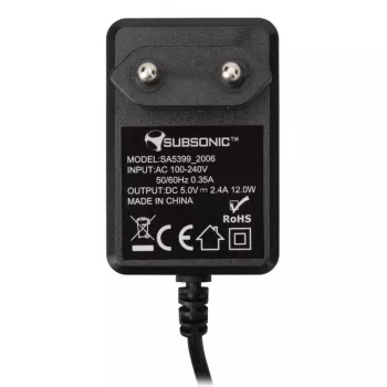 Carregador de parede SUBSONIC SA5399 15W design compacto para dispositivos Switch