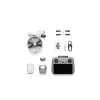 Drone DJI Flip com comando DJI RC 2, 48 MP, 4K HDR (3840x2160), 3110 mAh, 16 m/s, até 31 min de voo, menos de 249 g, preto/branco