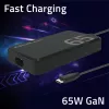 Carregador QOLTEC 65W GaN Super Fast fino PD 5-20V 3,25A USB-C