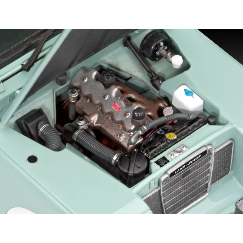 Modelo em plástico Land Rover Series III