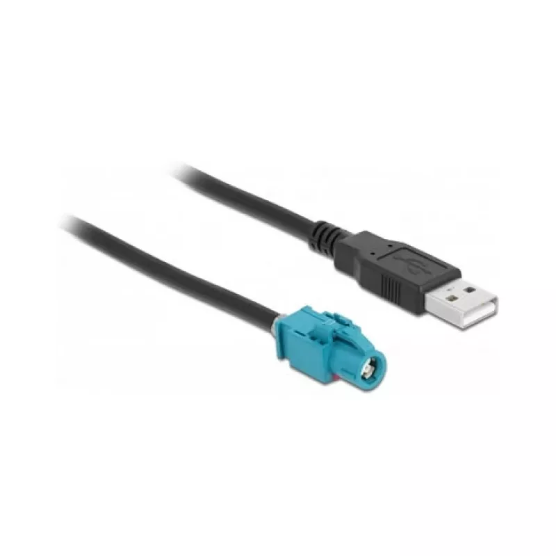 Cabo HSD Z fêmea para USB 2.0 Type-A macho 1 m DeLOCK