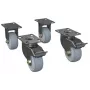 Rodas para rack Zebra CS-RAC-WHEEL para racks de servidores de 30–60 posições — conjunto para mobilidade do rack