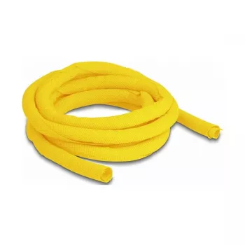 Manga tecida DeLOCK autofechável resistente ao calor 2 m x 10 mm amarelo