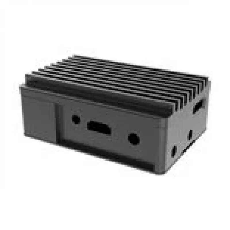 Akasa Skyline 3 Pro caixa de alumínio sem ventoinha para Asus Tinker Board 3/3s, preto