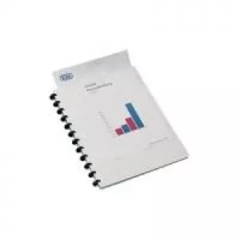 Pasta de anéis ELBA vario-zipp para transparências, A4, preto, bolsa transparente, com 20 capas para transparências (61430 SW)