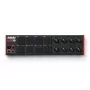 Teclado MIDI Akai LPD8 MKII 8 teclas USB preto, vermelho