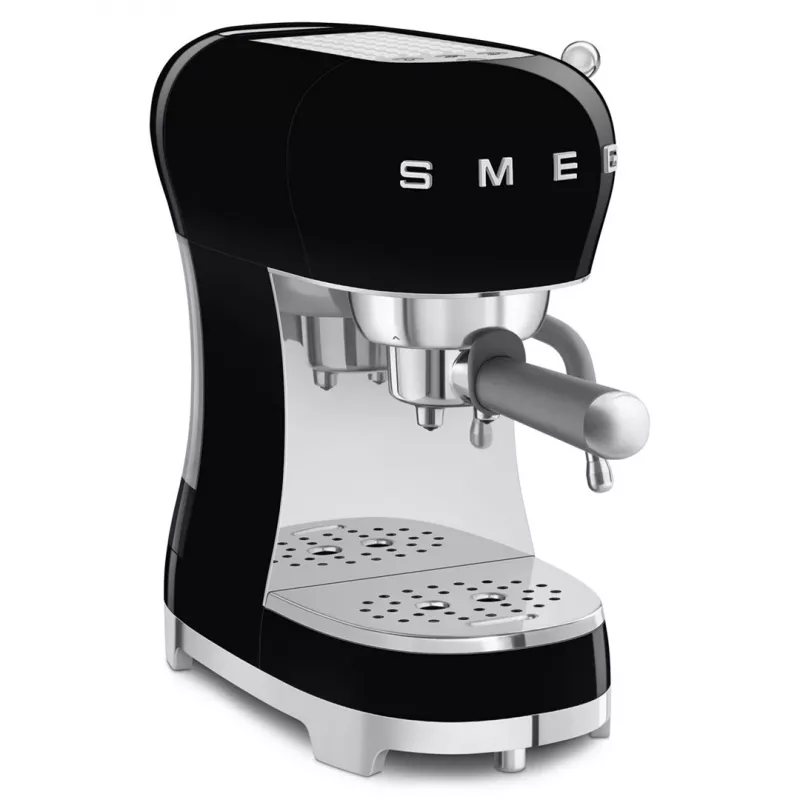 SMEG 50's Style ECF02BLEU máquina de espresso, 15 bar, preta
