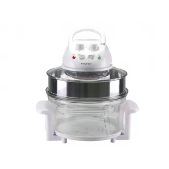 Vaporizador elétrico Beper BF.640 2 andares, temporizador ajustável, vaporizador de mesa