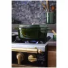 Staub La Cocotte 33 cm assadeira oval de ferro fundido, verde manjericão