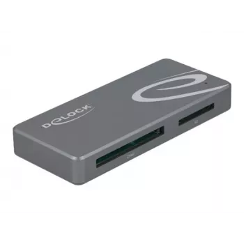 Leitor de cartões DeLOCK USB Type-C para CFast SD + hub USB