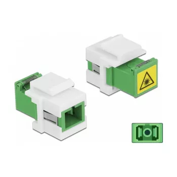 Módulo Keystone SC simplex fêmea para SC simplex fêmea DeLOCK 86831