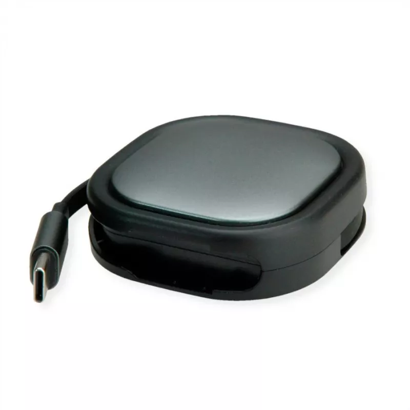 Cabo enrolável USB2.0 ROLINE C-C ST/ST 1,2m – Cabo – Digital/Dados (11.02.8420)