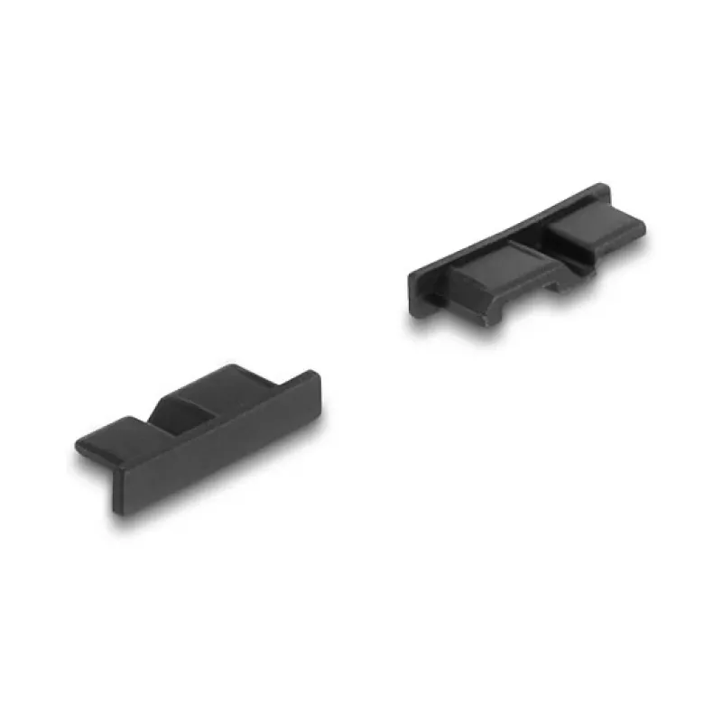 Tampa de proteção de conetor fêmea DeLOCK 64243 USB Micro-B preta 10 unid.