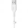 Cabo Belkin Cbl Scicone USB-A LTG 2M blc Branco USB A USB C Lightning