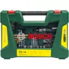 Conjunto de brocas/pontas V-Line TIN, 91 peças, conjunto de brocas e pontas (verde)
