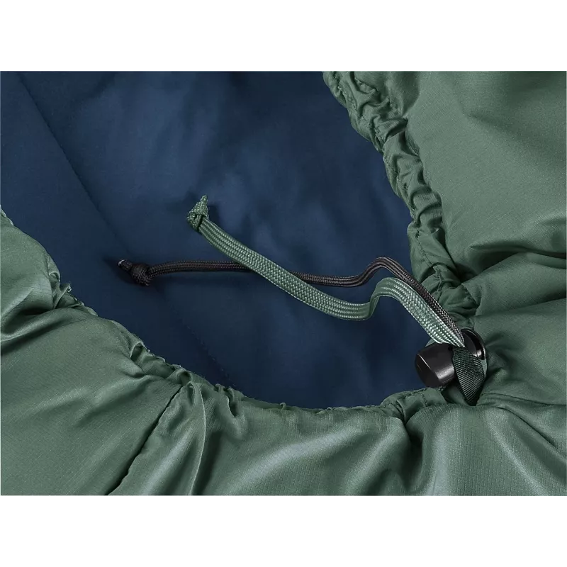 Saco-cama tipo múmia DEUTER Orbit SL +5 °C / 41 °F — 750 mm de largura, 480 mm de profundidade, Ripstop-PES, verde