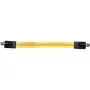Cabo coaxial Axing SAK02501 0,25 m preto amarelo