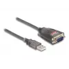 Adaptador de cabo DeLOCK 61400 USB A RS-232 preto