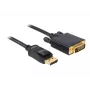 Cabo DeLOCK DisplayPort para DVI 24+1 macho/macho 2 m