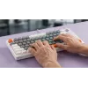 Savio ASTRAL WHITE JADE 3 COLOURS Teclado Gaming USB QWERTY US International