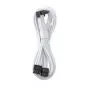 Cabo de ligação CableMod C-Series Pro - Variante A, 90°, 16-Pin para 2x8-Pin PCIe, branco