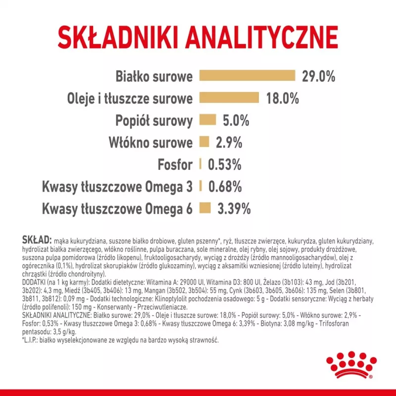 Comida seca para cães Royal Canin Yorkshire Terrier 8+ 3 kg — aves, para yorkshire terriers idosos, proteína 29%, gordura 18%