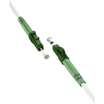 Goobay 59588 cabo de fibra ótica 10 m LC/APC FTTH OS2 branco (59588)