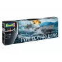 Modelo em plástico German Submarine T.IX C/40 1/144
