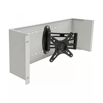 Braço de montagem para ecrã plano DeLOCK 19 polegadas braço para monitor cinzento capacidade de carga 10 kg
