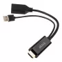 Cabo adaptador HDMI para DisplayPort Akasa AK-CBHD24-25BK