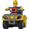 Simba Sam o Bombeiro quad Mercury com figura, veículo de brincar