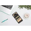Capa para smartphone man and wood para Samsung Galaxy Note 8 — ébano branco acabamento preto