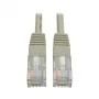 Cabo de rede Tripp Lite N002-001-GY cinzento 0,30 m Cat5e U/UTP (UTP) (N002-001-GY)