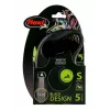 FLEXI Black Design S - trela retrátil - 5 m