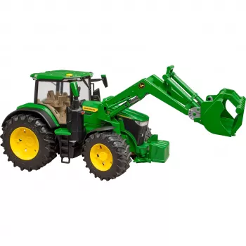 Trator BRUDER John Deere 7R 350 brinquedo — ABS, recomendado a partir dos 3 anos