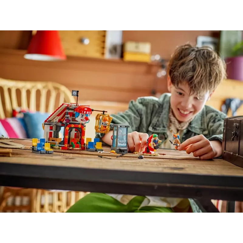Conjunto de brinquedo de construção LEGO Buggy do Palhaço Tenda de Circo 75637 — 573 peças, 4 minifiguras, idade 8+