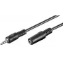 Microconnect AUDLR3 Cabo de áudio 3 m 3,5 mm preto